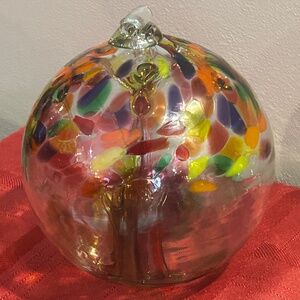 Tree Of Enchantment Glass Ball Ornament Kitras Art Glass